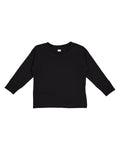 Rabbit Skins 3311 Toddler Long - Sleeve T-Shirt - Ninja Transfers