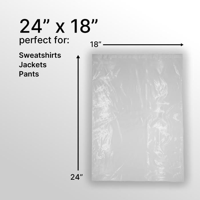 Resealable Bags for T-Shirts & Sweatshirts (100 - Pack) - Ninja Transfers