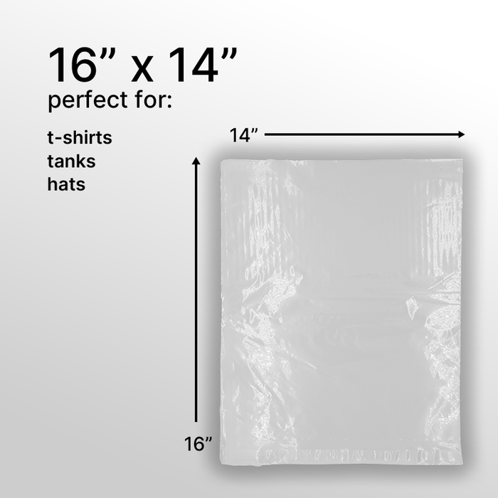 Resealable Bags for T-Shirts & Sweatshirts (100 - Pack) - Ninja Transfers