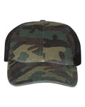 Richardson 111P Garment Washed Printed Trucker Cap - Ninja Transfers