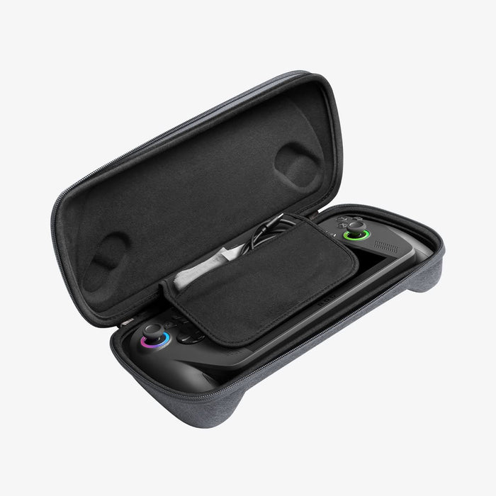 AGP11146 - ROG Xbox Ally X Series - Klasden Pouch showing inside and cable pouch