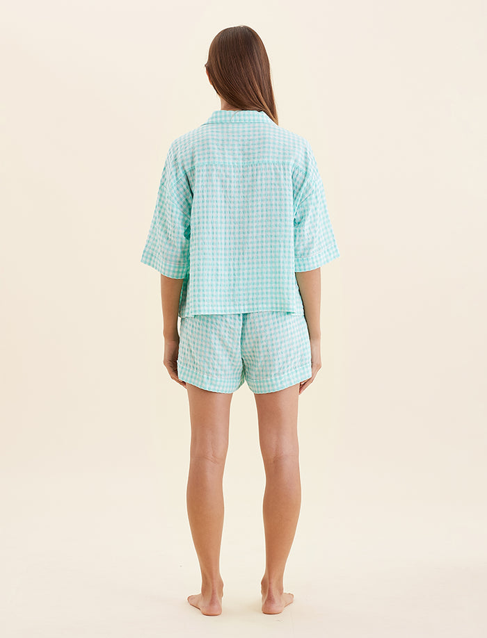 Seersucker Gingham Shirt