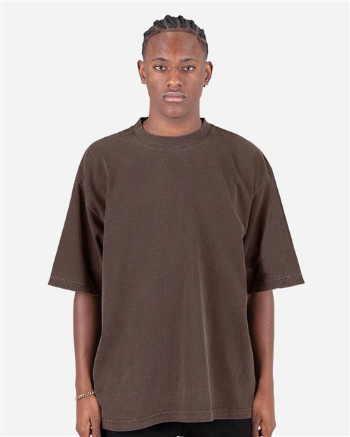Shaka Wear SHGDD Unisex Max Heavyweight Garment-Dyed Drop Shoulder T-Shirt