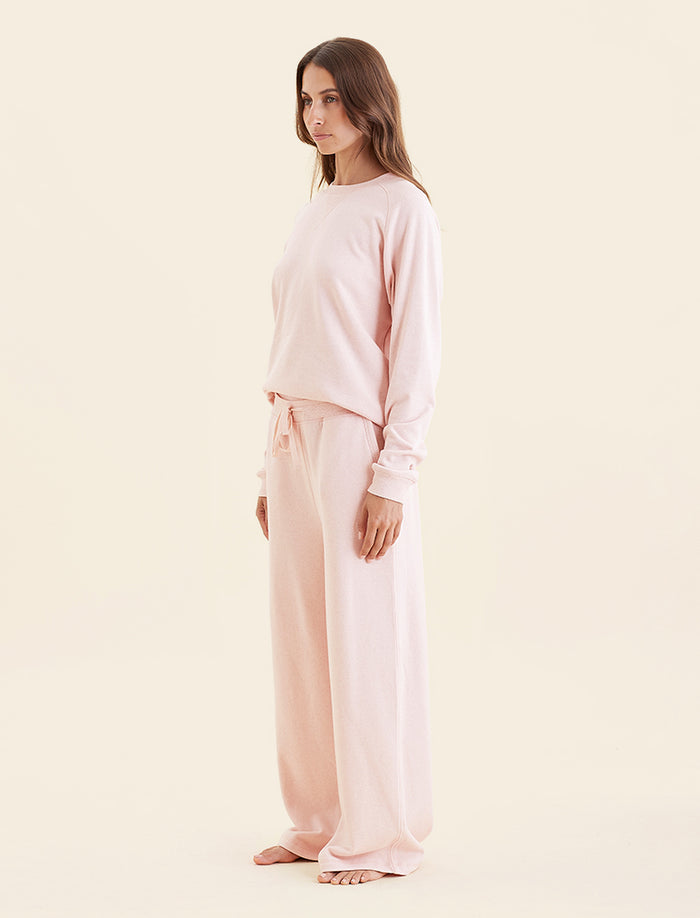 So Soft Fleecy Pullover & Straight Leg Loungepant Set