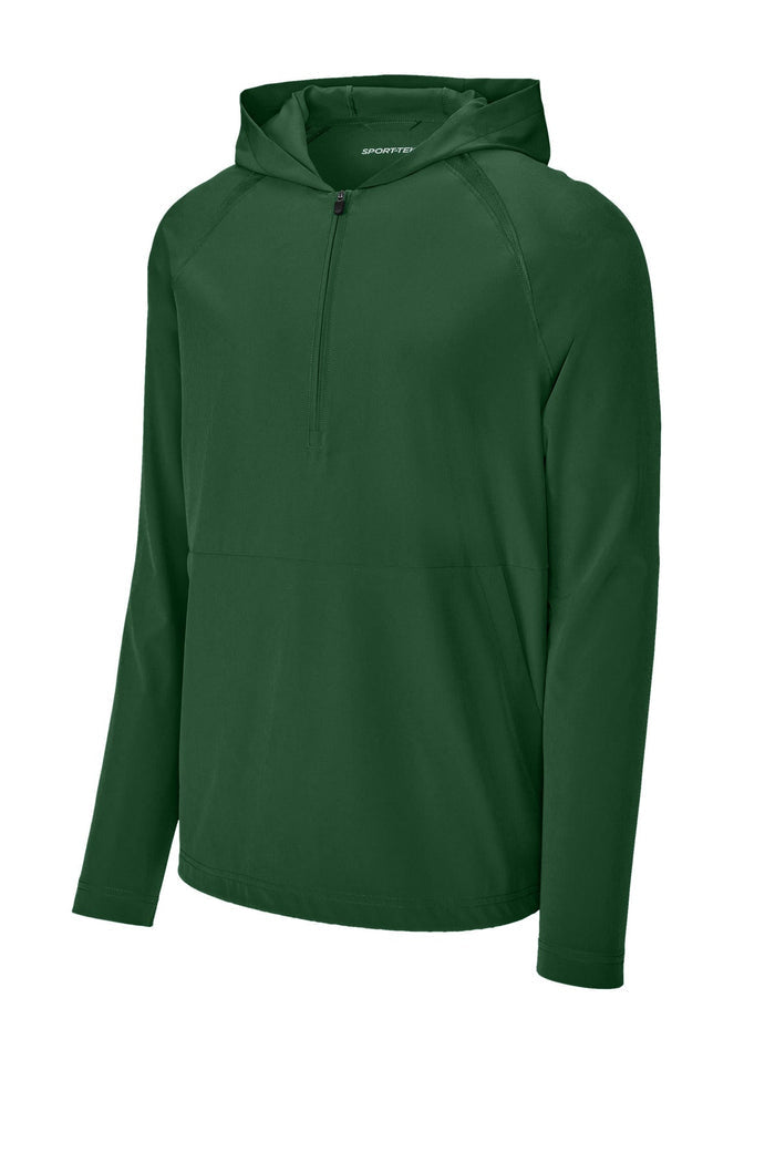 Sport-Tek JST488 Repeat 1/2-Zip Long Sleeve Hooded Jacket