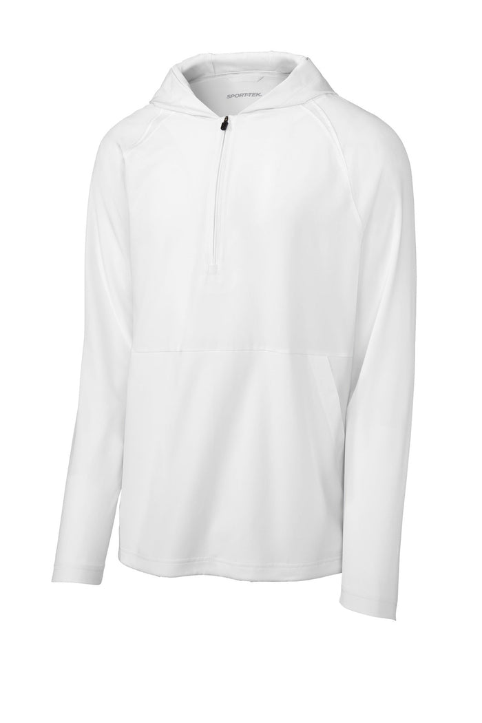 Sport-Tek JST488 Repeat 1/2-Zip Long Sleeve Hooded Jacket