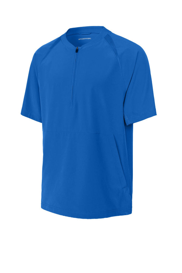 Sport-Tek JST489 Repeat 1/2-Zip Short Sleeve Jacket