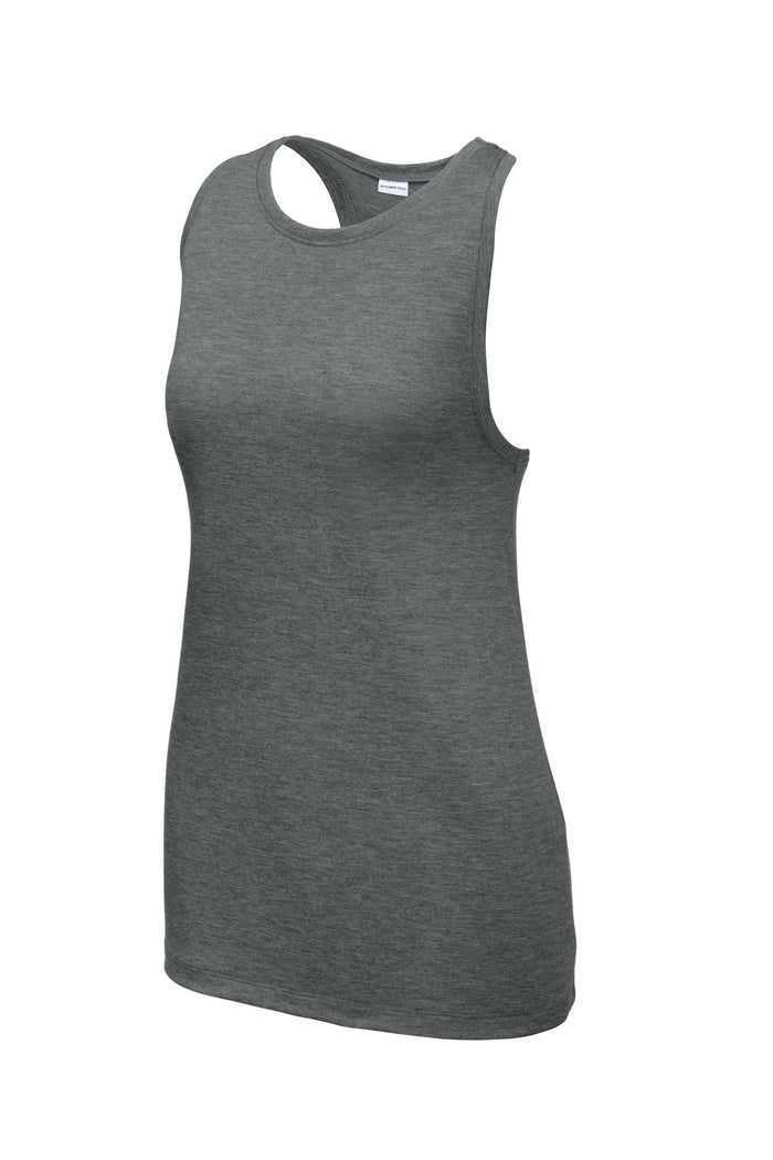 Sport-Tek LST402 Women's PosiCharge  Tri-Blend Wicking Tank