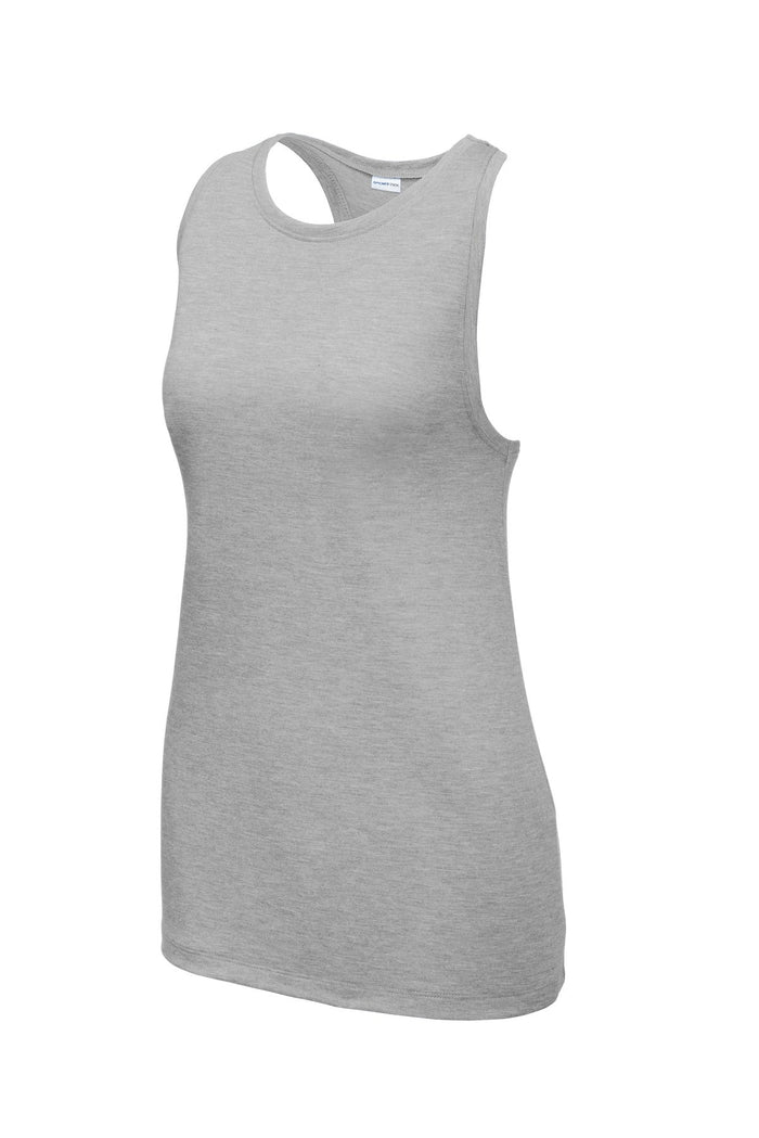 Sport-Tek LST402 Women's PosiCharge  Tri-Blend Wicking Tank