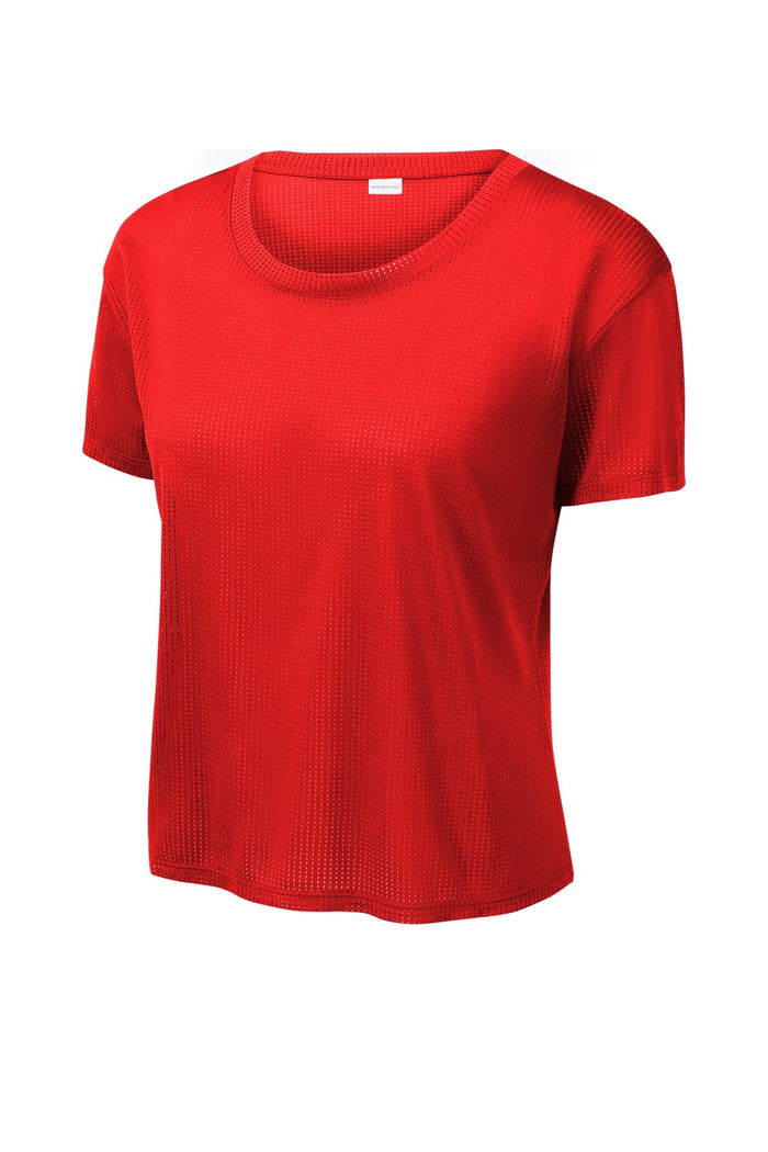 Sport-Tek LST411 Women's PosiCharge  Draft Crop Tee