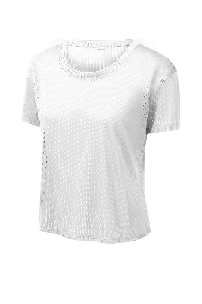 Sport-Tek LST411 Women's PosiCharge  Draft Crop Tee
