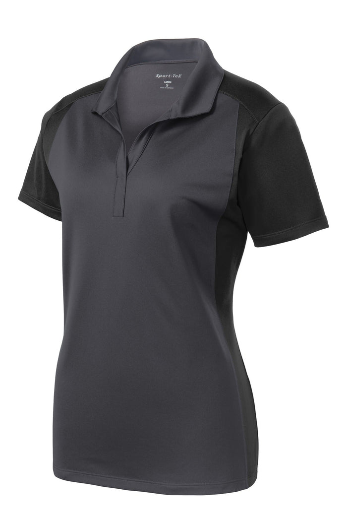 Sport-Tek LST652 Women's Colorblock Micropique Sport-Wick Polo