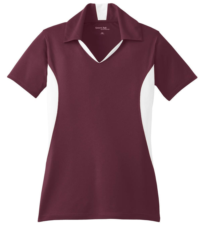 Sport-Tek LST655 Women's Side Blocked Micropique Sport-Wick Polo