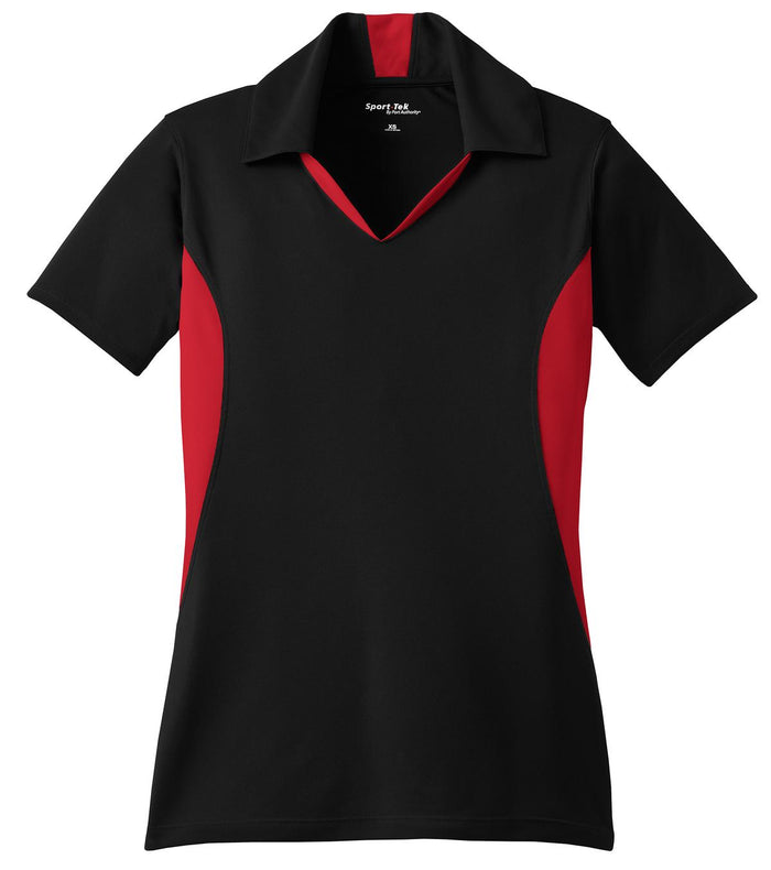 Sport-Tek LST655 Women's Side Blocked Micropique Sport-Wick Polo