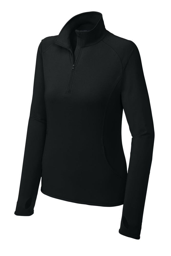 Sport-Tek LST850 Women's Sport-Wick Stretch 1/4-Zip Pullover