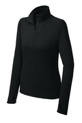 Sport-Tek LST850 Women's Sport-Wick Stretch 1/4-Zip Pullover