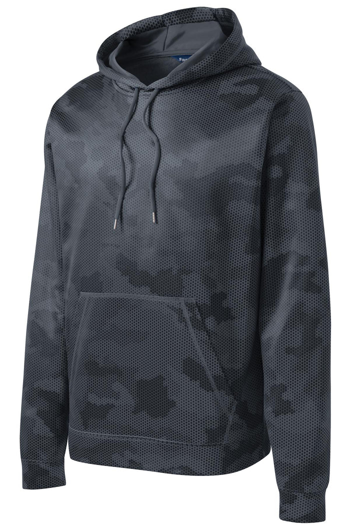 Sport-Tek ST240 Sport-Wick CamoHex Fleece Hooded Pullover