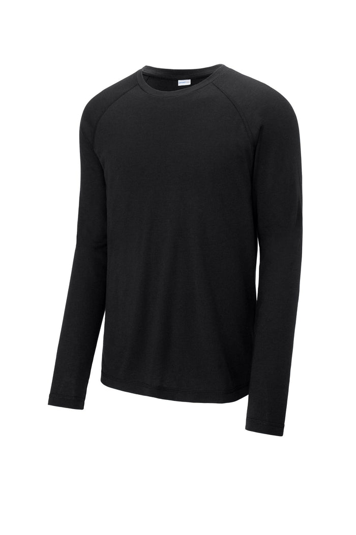 Sport-Tek ST400LS PosiCharge  Long Sleeve Tri-Blend Wicking Raglan Tee