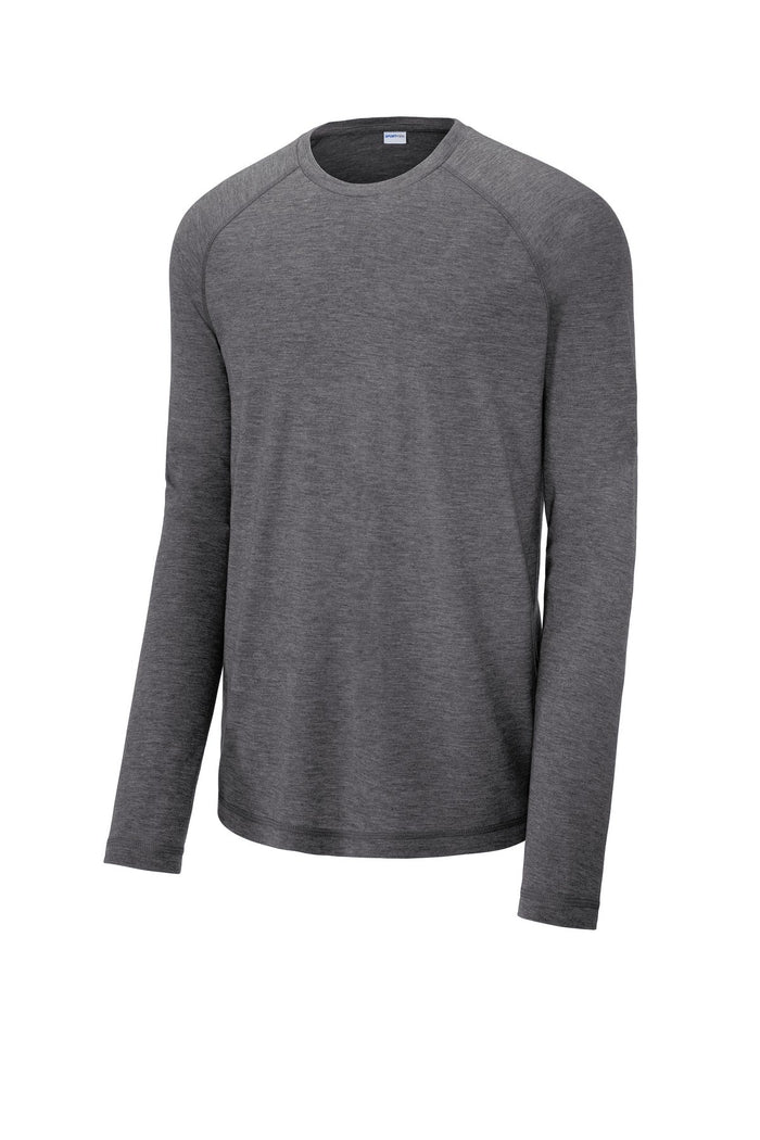 Sport-Tek ST400LS PosiCharge  Long Sleeve Tri-Blend Wicking Raglan Tee