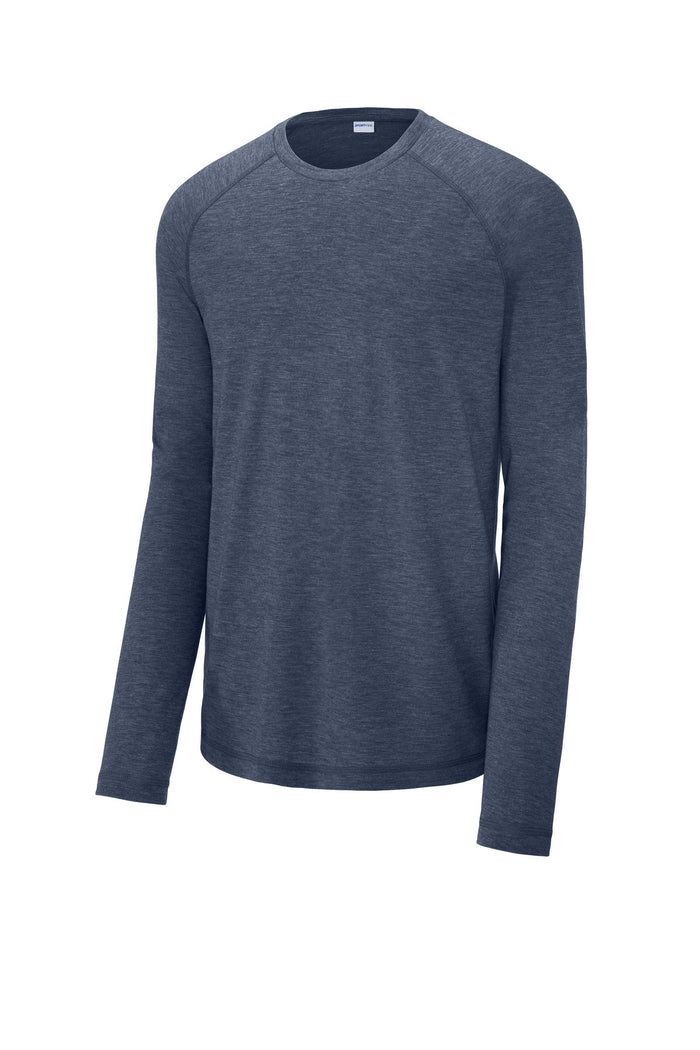 Sport-Tek ST400LS PosiCharge  Long Sleeve Tri-Blend Wicking Raglan Tee