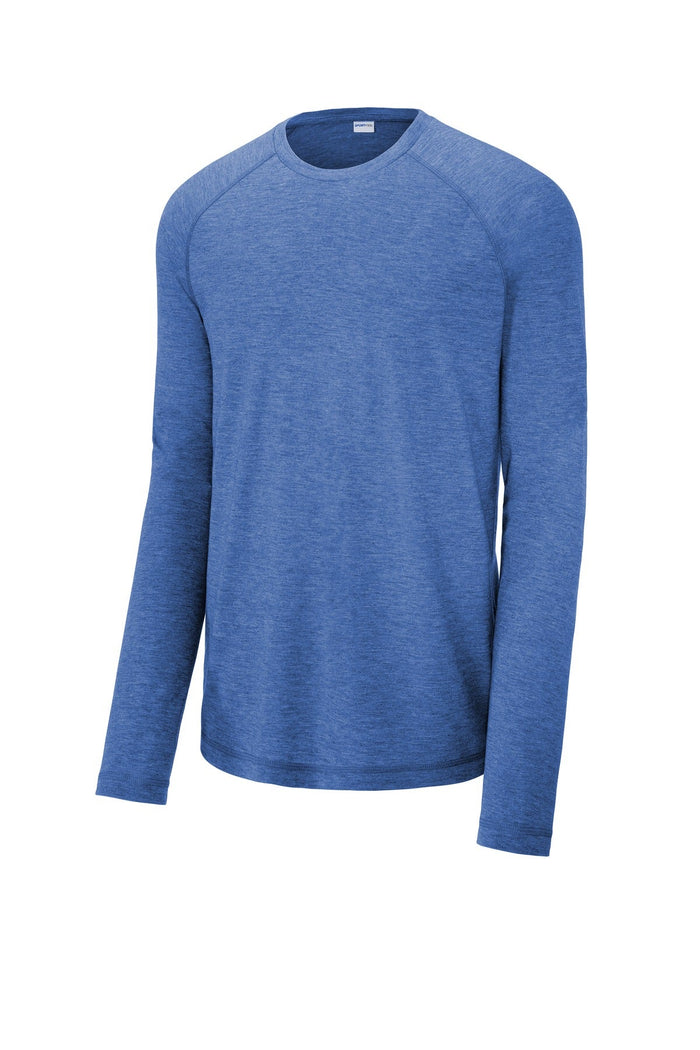Sport-Tek ST400LS PosiCharge  Long Sleeve Tri-Blend Wicking Raglan Tee
