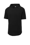 Sport-Tek ST404 PosiCharge  Tri-Blend Wicking Short Sleeve Hoodie
