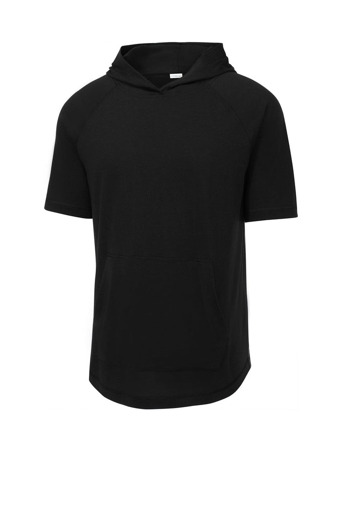 Sport-Tek ST404 PosiCharge  Tri-Blend Wicking Short Sleeve Hoodie