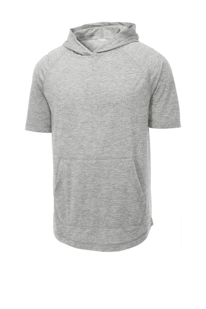 Sport-Tek ST404 PosiCharge  Tri-Blend Wicking Short Sleeve Hoodie