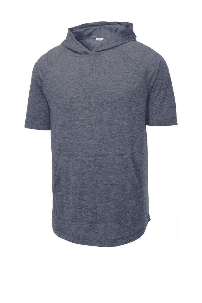 Sport-Tek ST404 PosiCharge  Tri-Blend Wicking Short Sleeve Hoodie