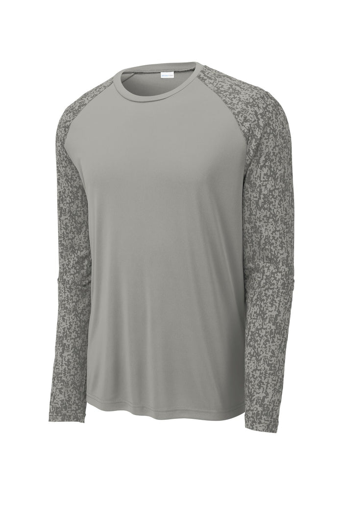 Sport-Tek ST460LS Long Sleeve Digi Camo Tee