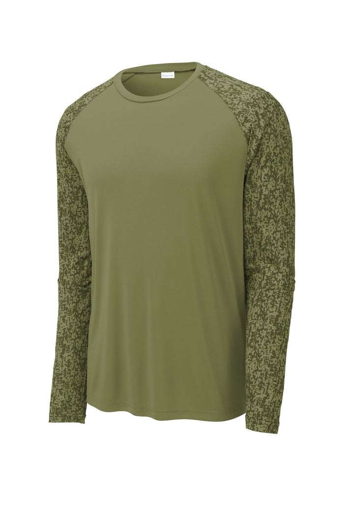Sport-Tek ST460LS Long Sleeve Digi Camo Tee