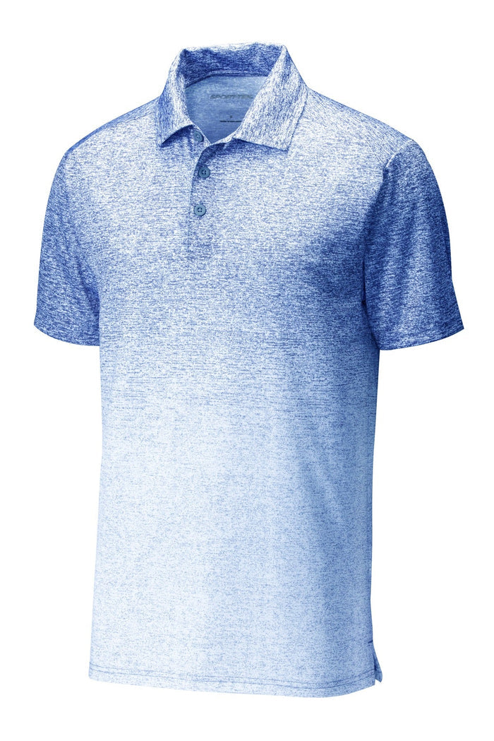 Sport-Tek ST671 Ombre Heather Polo