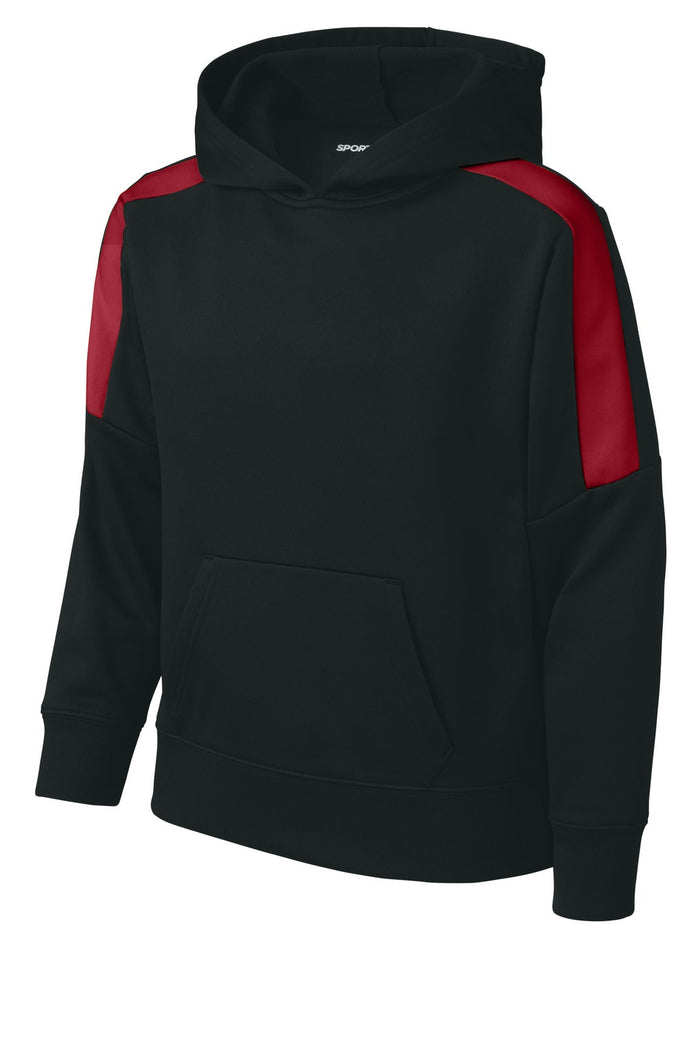 Sport-Tek YST255 Youth Sport-Wick Fleece United Pullover Hoodie
