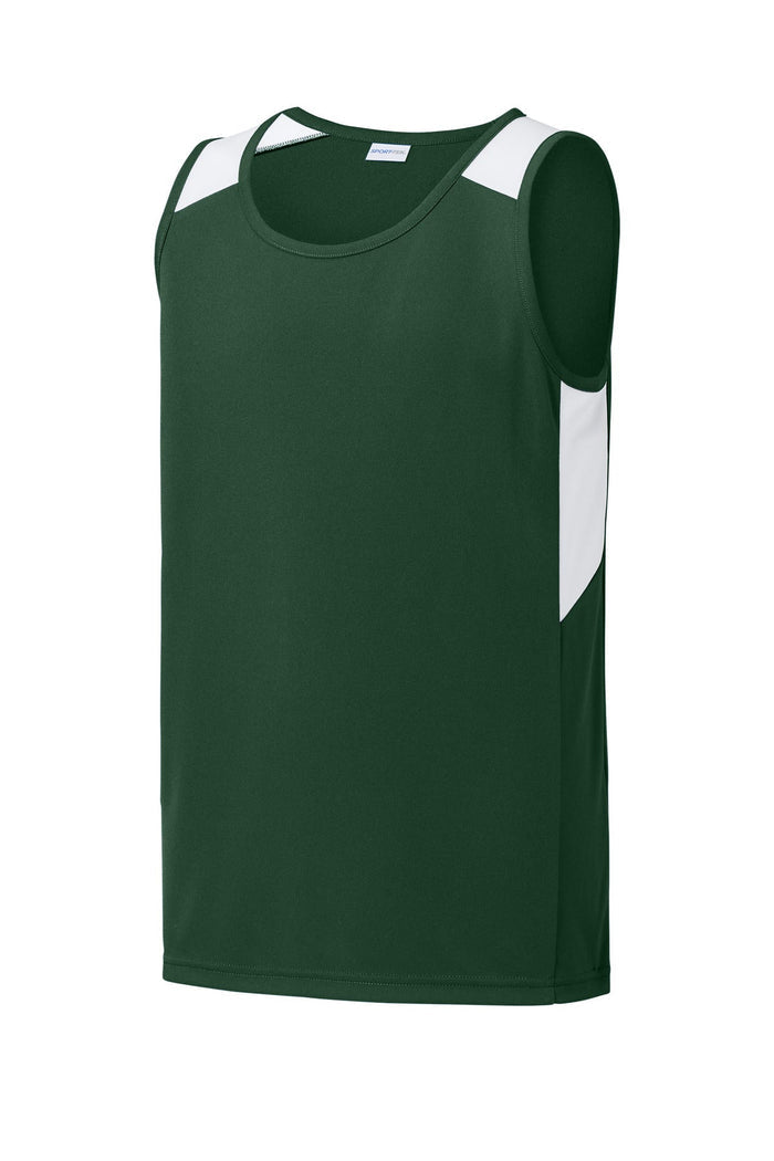 Sport-Tek YST446 Youth Club Track Tank