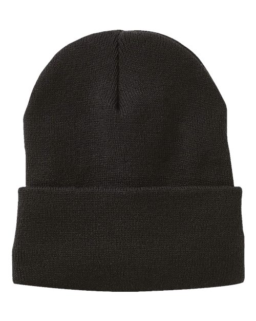 "Sportsman SP12JL 12" Jersey Lined Cuffed Beanie" - Ninja Transfers