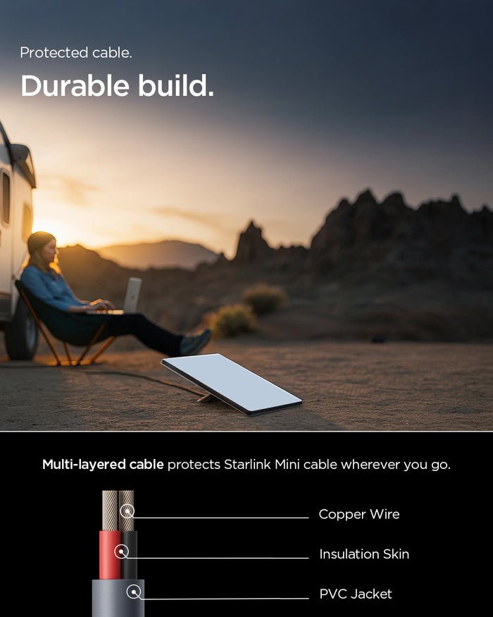 ACA09845 - Starlink Mini C to DC Cable | STL211-10 showing durable build