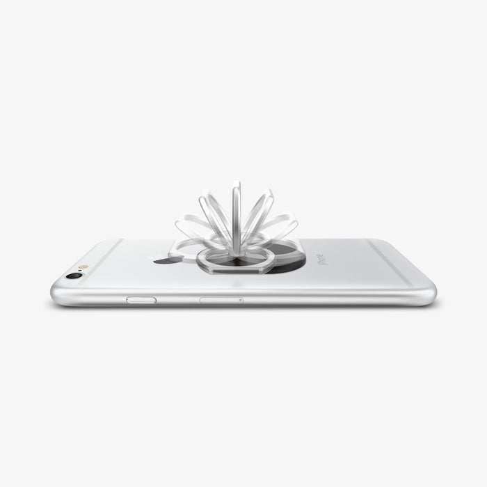 SGP11845 - Style Ring in black showing the different angles available  attached to back of device