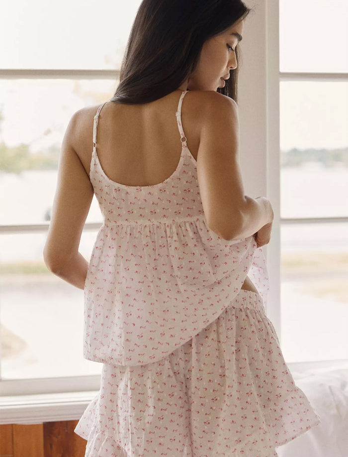 Swiss Dot Cami Boxer PJ Set