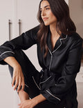 Sylvie Silk Wrap PJ Set