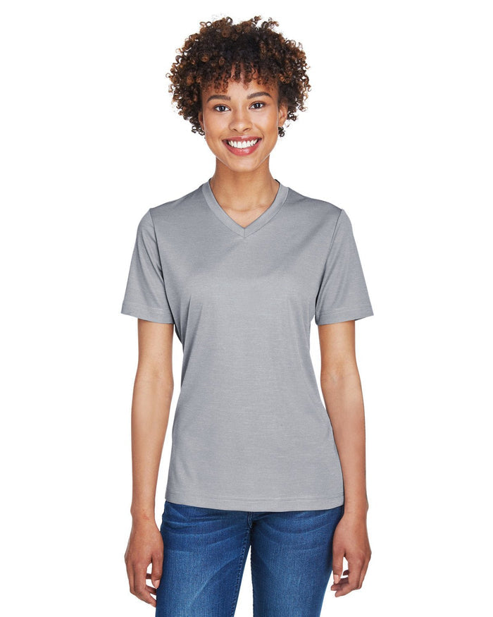 Team 365 TT11HW Ladies' Sonic Heather Performance T-Shirt - Ninja Transfers