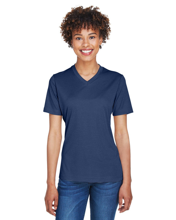 Team 365 TT11HW Ladies' Sonic Heather Performance T-Shirt - Ninja Transfers