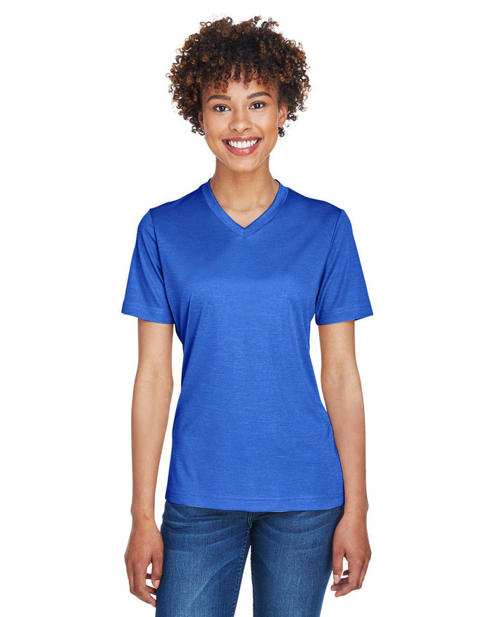 Team 365 TT11HW Ladies' Sonic Heather Performance T-Shirt - Ninja Transfers