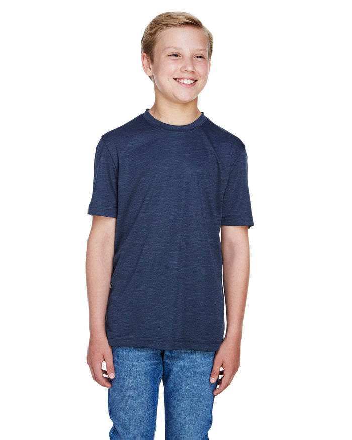 Team 365 TT11HY Youth Sonic Heather Performance T-Shirt - Ninja Transfers