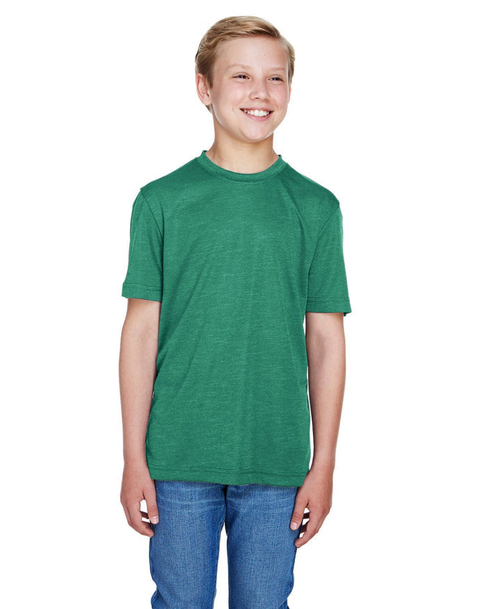 Team 365 TT11HY Youth Sonic Heather Performance T-Shirt - Ninja Transfers