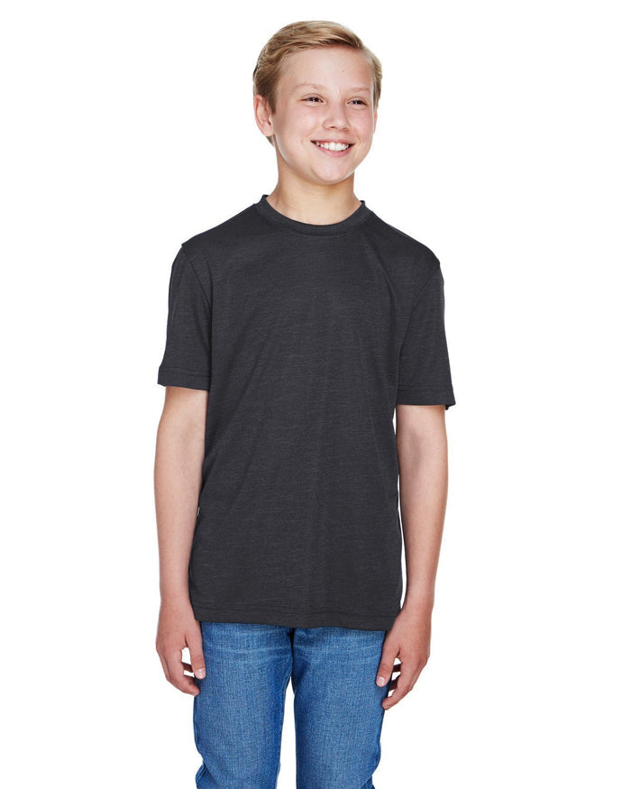 Team 365 TT11HY Youth Sonic Heather Performance T-Shirt - Ninja Transfers