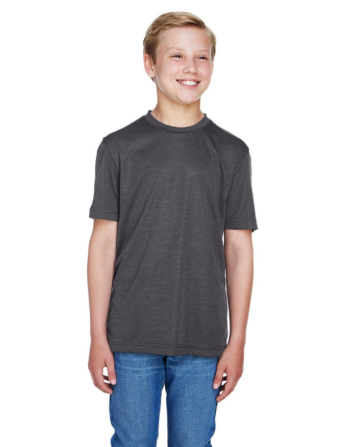Team 365 TT11HY Youth Sonic Heather Performance T-Shirt - Ninja Transfers