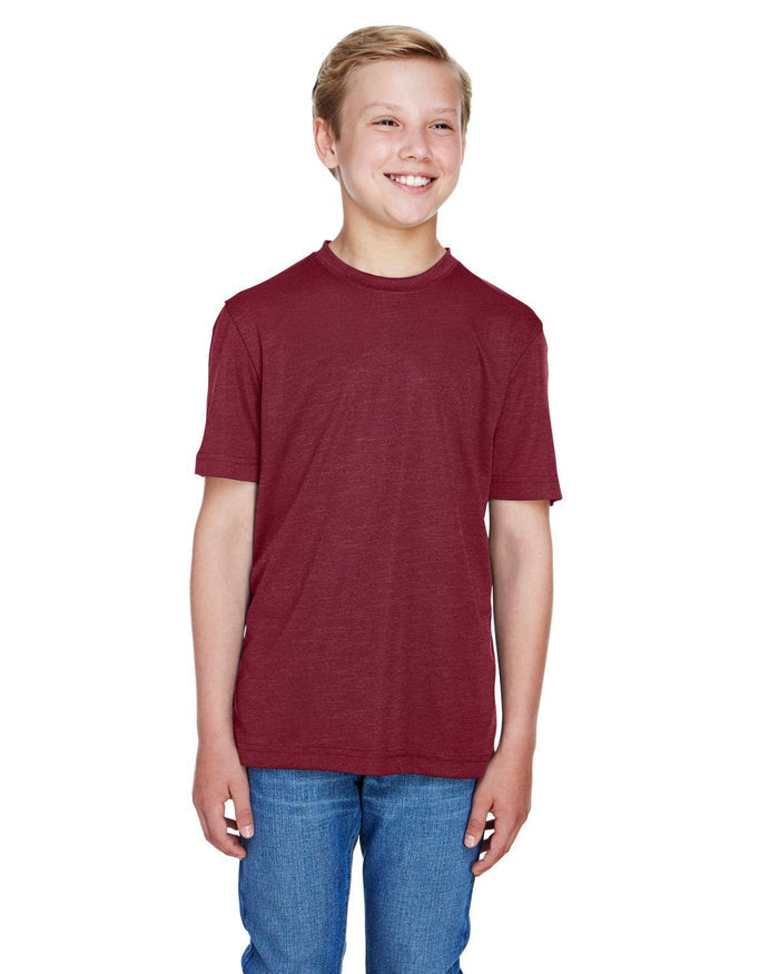 Team 365 TT11HY Youth Sonic Heather Performance T-Shirt - Ninja Transfers