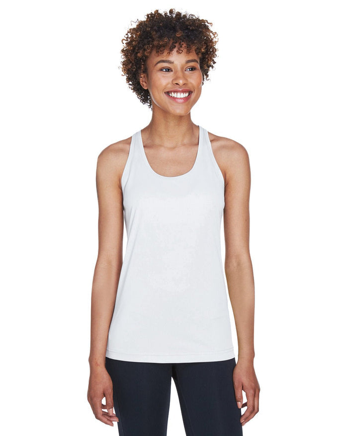 Team 365 TT11WRC Ladies' Zone Performance Racerback Tank - Ninja Transfers