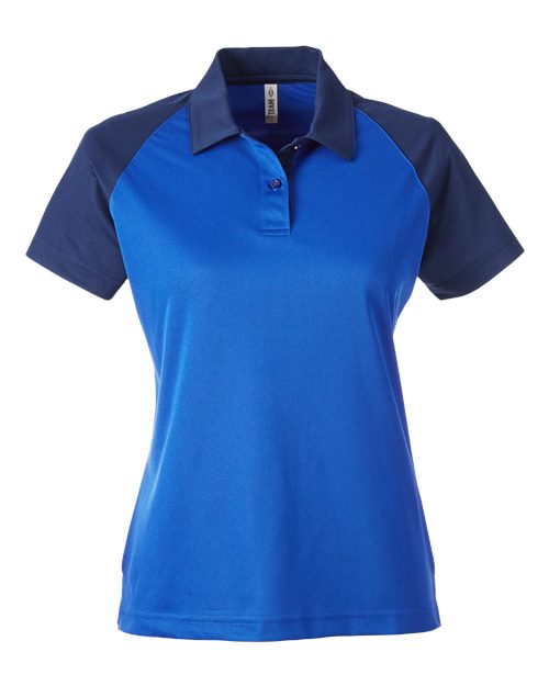 Team 365 TT21CW Women's Command Snag-Protection Colorblock Polo