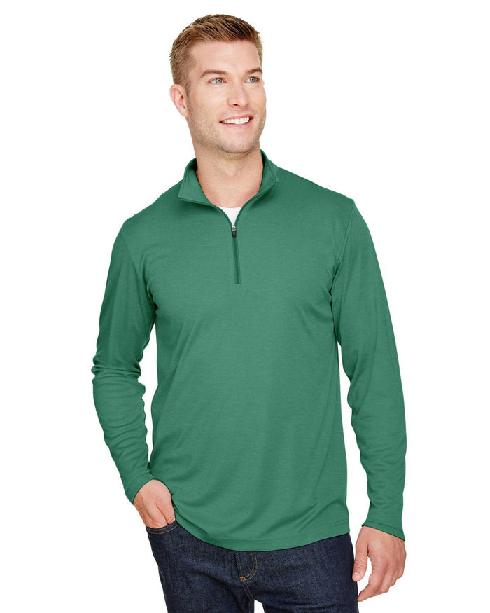 Team 365 TT31H Men's Zone Sonic Heather Performance Quarter - Zip - Ninja Transfers